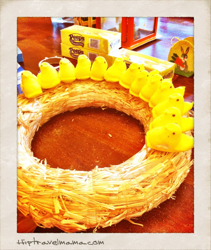 peep wreath how to