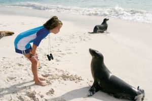 kids on galapagos island