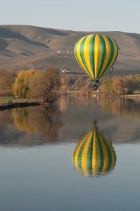 ride a hot air balloon over wine country