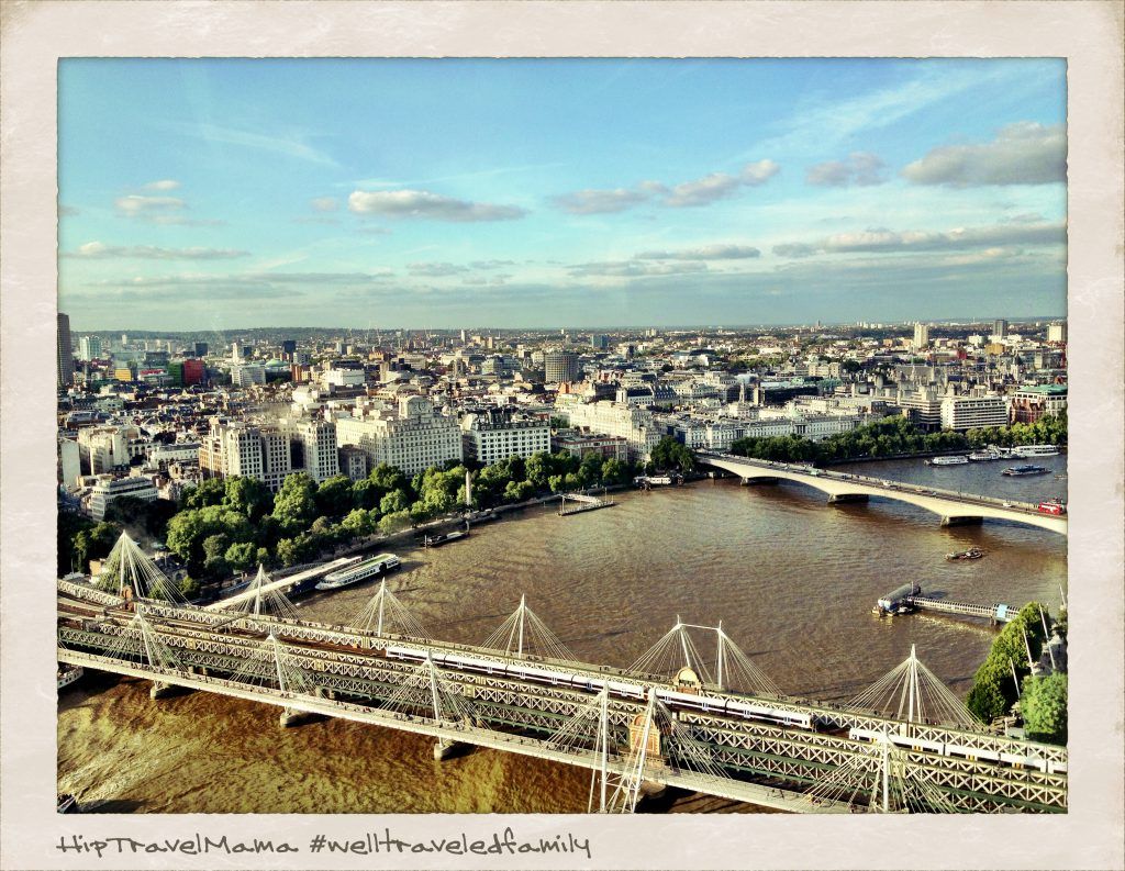 view from London Eye