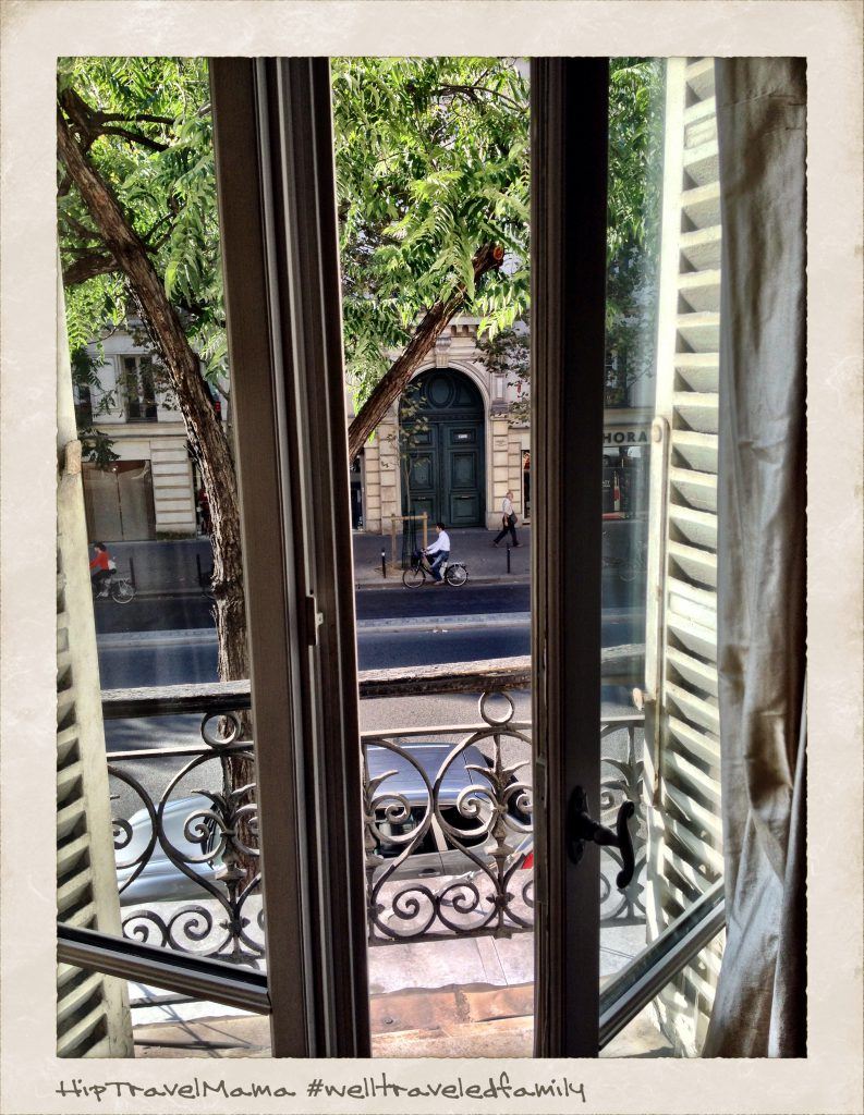 apartment with a view of boulevard st. germain